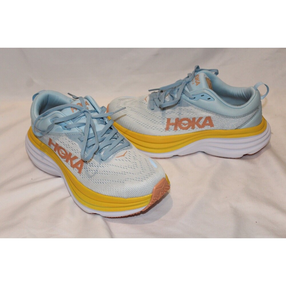 NIB Hoka One Women's Bondi 8 Running Athletic Sneakers SSCA NIB 5 BLUE - Picture 5 of 9